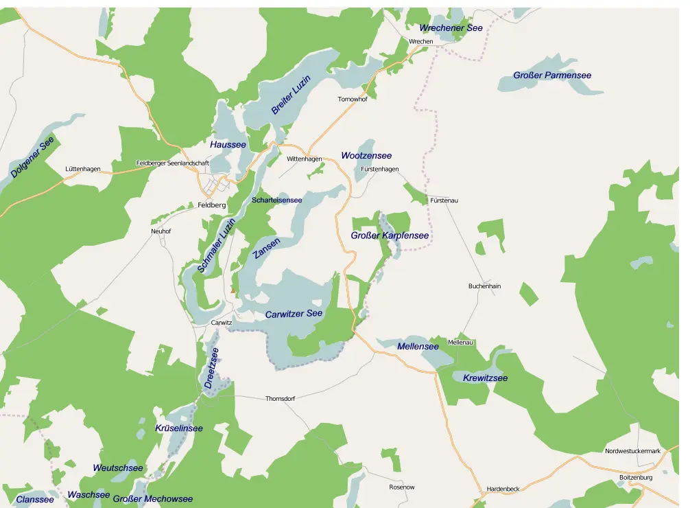 Krüselinsee, Landkreis Mecklenburgische Seenplatte