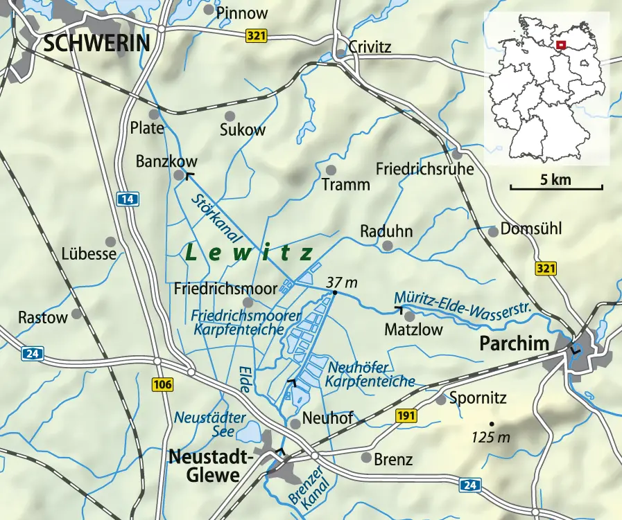 Neuhöfer Karpfenteiche, Landkreis Ludwigslust-Parchim